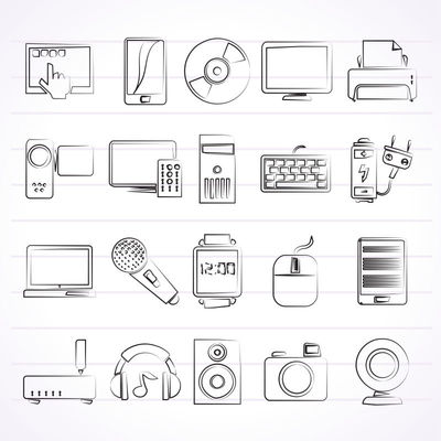 矢量汽車維修手繪圖標(biāo)在電子產(chǎn)品設(shè)計(jì)中的應(yīng)用